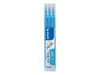 Pilot  Erasable Ink Refill For Frixion or Clicker L/Blue PK3