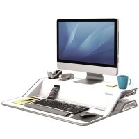 Fellowes Lotus Sit-Stand Workstation - White DD