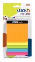 Value Stickn Magic Cube Step Notes Neon Assorted 21423