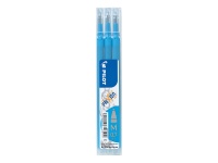 Pilot  Erasable Ink Refill For Frixion or Clicker L/Blue PK3