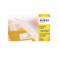 Avery Franking Labels Manual Feed 140x38 FL01 (1000 Labels)