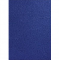 GBC Leathergrain Cover Set Royal Blue A4 50 Pairs CE040029