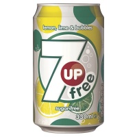 7up Diet 330ml Cans (Pack 24) DD