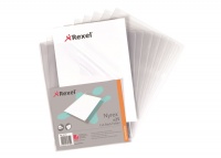 Rexel Nyrex Folder Cut Back A4 Clear 12121 (PK25)