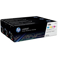 HP 128A C/M/Y Triple Pack
