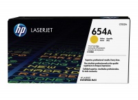 HP 654A LaserJet Cartridge 15K Yellow
