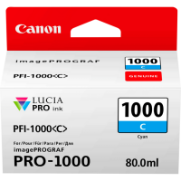 Canon LFP PFI1000 Cyan Ink 80Ml