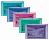 Snopake Polyfile Wallet File DL Electra Astd PK5