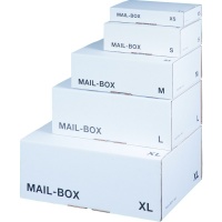 LSM White Mailing Box  460x340x175mm Size XL White PK20