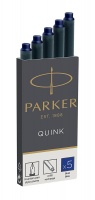 Parker Quink Ink Cartridges Permanent Blue PK5