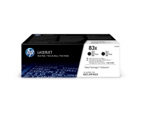 HP 83X Dual Pack LaserJet Black Pro M201 M225
