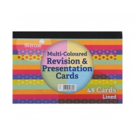 Silvine Revision and Presentation Cards Assorted PK48
