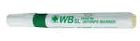 Value Drywipe Marker Chisel Tip Green PK10