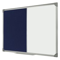 Bi-Office Maya Combo Aluminium Frame Board Blue 90x60cm DD