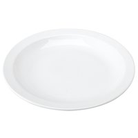 Wide Rimmed Plate 25cm (Pack 6) DD