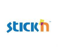 Stickn Extra Sticky 76x76mm Pastel Assorted PK6