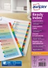 Avery Readyindex 10-Part Divider  01971501