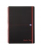 Black n Red A4 Wirebound Polypropylene Covered Notebook PK5