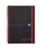 Black n Red A5 Recycled Wirebound PP Cover Notebook PK5