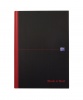 Black n Red A4 Casebound Hardback Notebook Smart Ruled