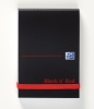 Black n Red A7 Casebound Polypropylene Cover Notebook PK10