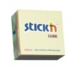 Value Stickn Sticky Notes Cube 76x76mm Pastel Assorted 21013