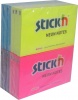Value Stickn Sticky Notes 76x127mm Neon Assorted 21334 (PK12)