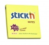 Value Stickn Extra Sticky Notes 76x76mm Neon Yellow PK12
