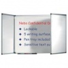 Nobo Confidential Drywipeboard Lockable 900x1200mm DD