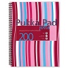Pukka Pad A4 Polyprop Jotta 200 Page Pink Strips PK3