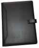 Monolith Leather Look A4 Conference Folder and Pad