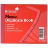 Silvine Duplicate Book Ruled 4x5in PK12