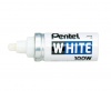 Pentel Valve controlled Bullet Tip Perm Marker White PK12