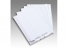 Rexel Crystalfile Lateral Inserts White 78370 (PK50)