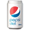 Pepsi Diet 330ml Cans (Pack 24) DD