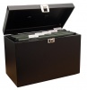 Value Cathedral Metal File Box A4 Black