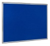 Bi-Office Maya Plastic Framed Blue Felt Board 60x45cm DD