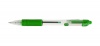 Zebra Z-Grip Retractable Ballpoint Metal Clip Med Green PK12