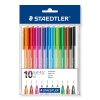 Staedtler Rainbow Ballpoint Pens Multicolour 0.5mm Line PK10
