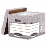 Fellowes Bankers Box System Heavy Duty Storage Box Grey PK10