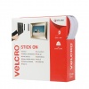 Velcro White Stick On Hooknloop Tape 20mm x 10m