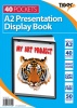 Tiger A2 Presentation Display Book Black 40 Pocket