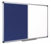 Bi-Office Maya Combo Aluminium Frame Board Blue 120x90cm DD