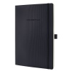 Sigel CONCEPTUM Notebook Softcover Lined 187x270x14mm Black