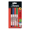 Sharpie Perm Markers Ultra-Fine Assorted Std Colours PK4