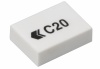 Value C20 White Eraser PK45