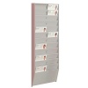 Fast Paper 24 Compartment ID Badge Rack Grey DD