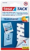 tesa Transparent Tack Double sided adhesive pads 72 pads