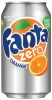 Fanta Zero 330ml Cans (Pack 24) DD