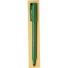 Pentel R50 Rollerball Pen Green Barrel 0.8mm Red PK12